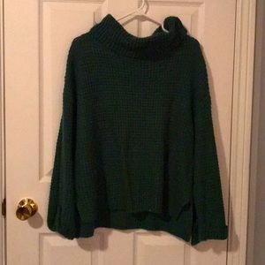 Green sweater